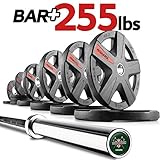 XMark LUMBERJACK 7' Olympic Bar, Olympic Bar Only or Optional XMark TEXAS STAR, SIGNATURE or TRI-GRIP Olympic Plate Weight Sets, 155 lb, 185 lb, 205 lb, 255 lb. or 365 lb. Olympic Weight Sets
