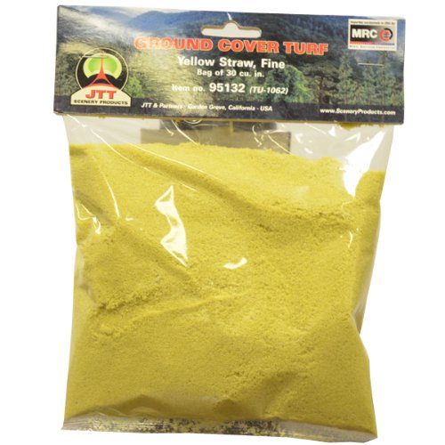 JTT Scenery Products Ground Cover Turf, Yellow Straw, Fine