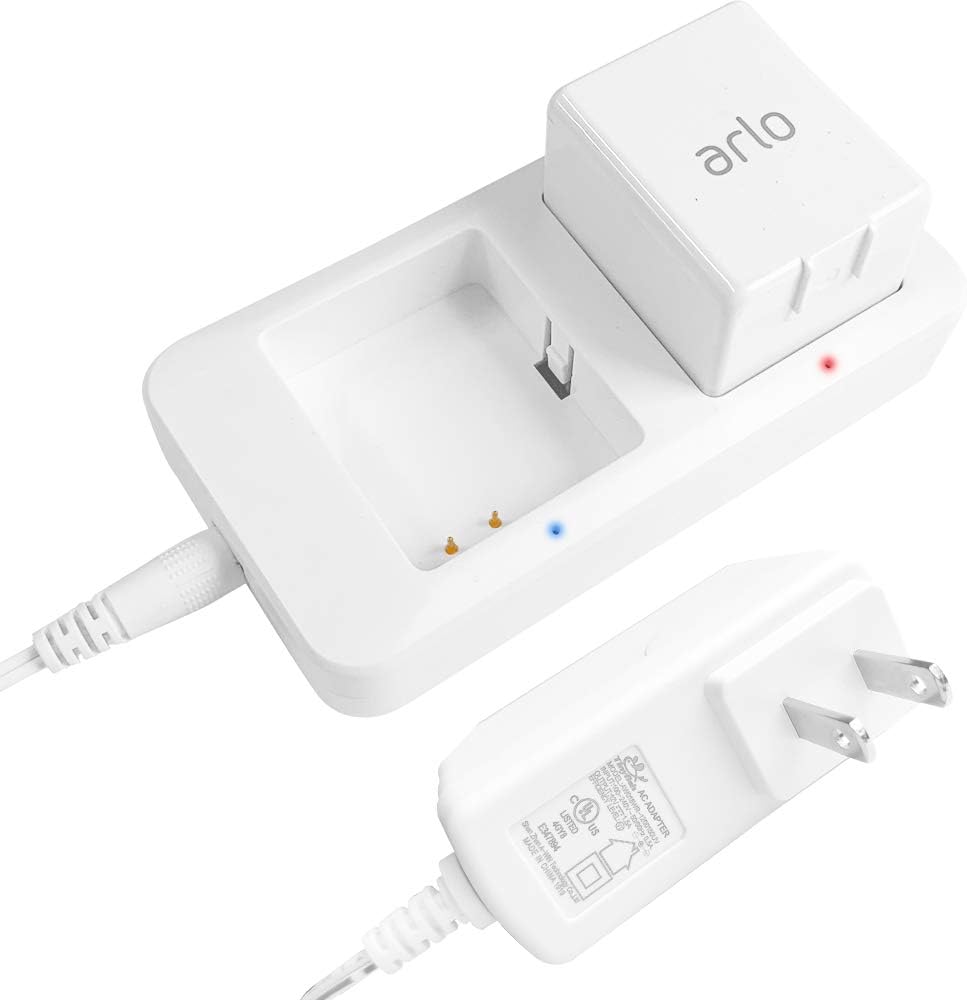 Battery Charger for Arlo Security Camera-for [Arlo Charger Station}-Charging Arlo Camera-for Arlo Batteries for Arlo Security Ligh, Arlo Pro, Arlo Pro 2, Arlo Go, UL Certified Adaptor-Tinyfish Charger : Camera & Photo