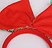 Hair Hoop Xmas Hair Accessory Headwear Colorful Bow Headband Christmas Holiday Party Supplies Gifts (Green)