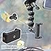 SUREWO Flexible Gooseneck Suction Cup Car Mount Holder for GoPro 13, Flexible Extension Car Windshield Mount with Phone Mount for GoPro Hero 12 11 10 9 8 7 6 5 Black,DJI Action 5 pro/4/3 and More