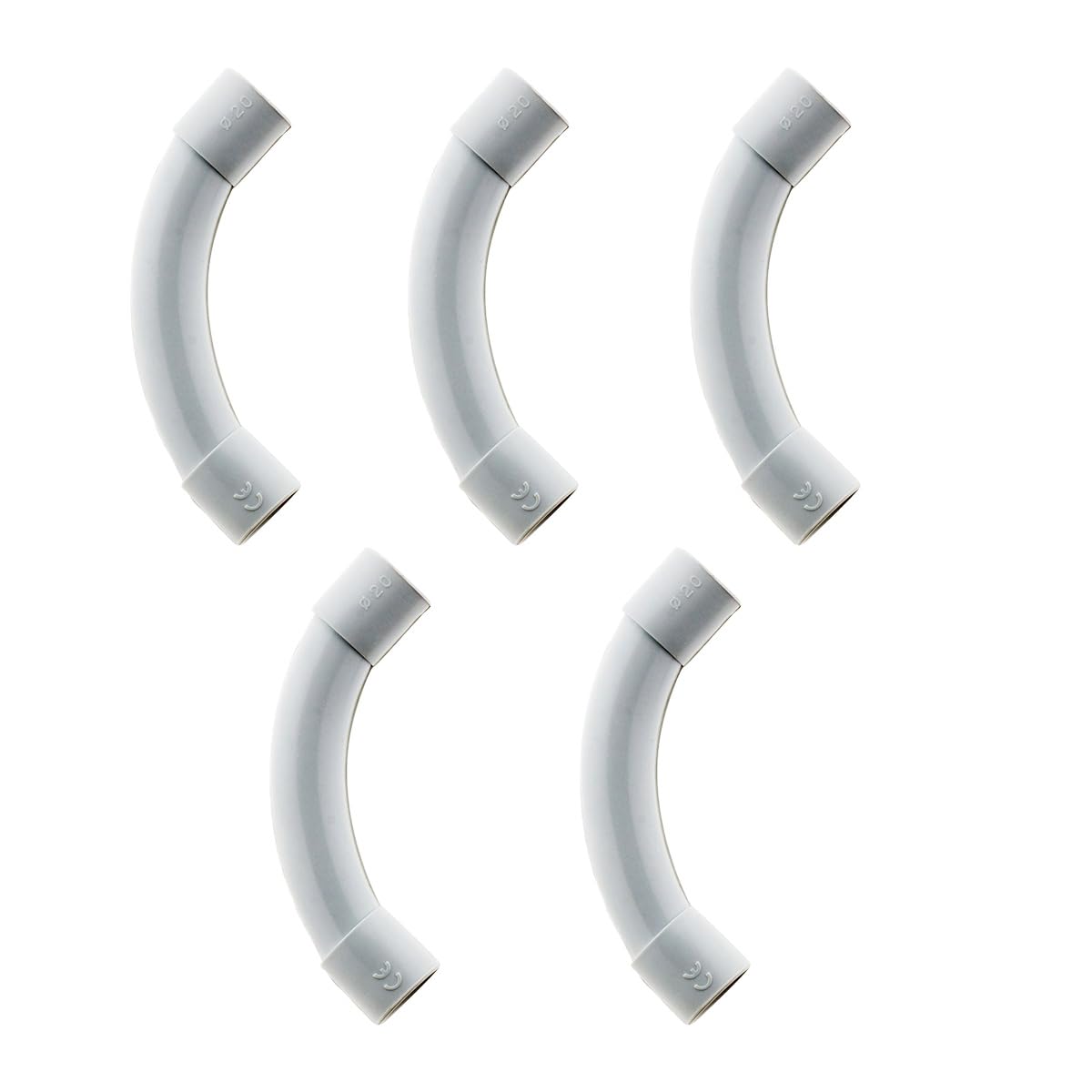 Zenitech - 5 x IRL curves, diameter 16 mm, grey