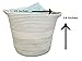 Cotton Rope Basket with Handles for Baby Nursery and Kid's Toy Storage, Laundry Hamper, Bathroom Storage and Closet Organizer 15