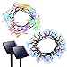 Litom Solar String Lights 50 LED Peach Blossom & 20 LED Dragonfly Shape with 8 Working Modes, Multi-Color Solar Lights Outdoor Waterproof Decorative Light for Patio Lawn Wedding Christmas Party