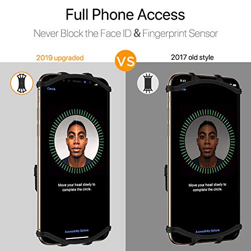 Miracase Universal Bike Phone Mount, Detachable 360 Rotation Cell Phone