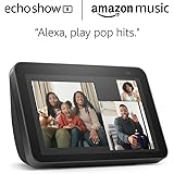 Echo Show 8 (2nd Gen, 2021 release) - Charcoal and 4 months of Amazon Music Unlimited FREE w/ auto-renewal