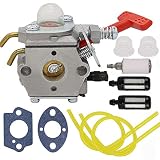 Yooppa WT-458 Carburetor for Walbro WT-220 WT-318 WT-318X WT-165 WT-71C WT-220X WT-476-1 WT-476 WT-458 A07139 A03003 A03002 Homelite 07256B Ultra 25CC A04445A String Trimmers