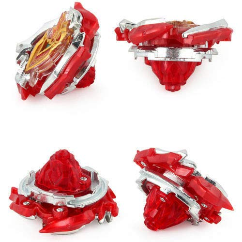 Kids Burst Battle Bey Spinning Gyro Tops B-105 Z Achilles.11.Xt with Grip Left Right Launcher Starter Set