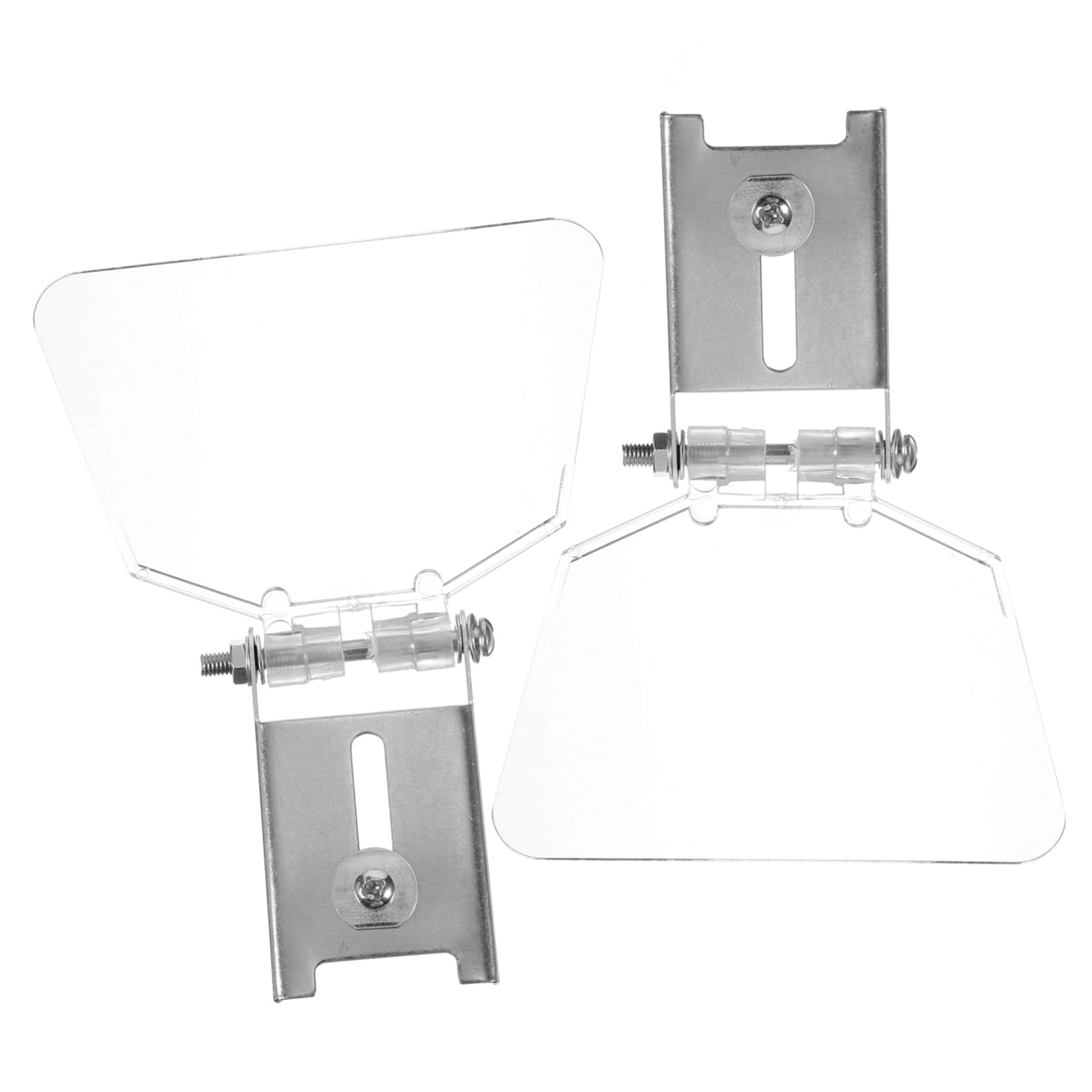 Bench Eyeshield, 2 Pcs Stainless Steel Bench Guard Shield Eyeshield Replacement Kit Eye Shield Accessories for Bench Type 125/150 Grinders