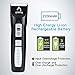 PATPET professional 2-Speed Pet Grooming Clippers, Low Noise 2200mA Li-ion Battery Rechargeable Cordless Grooming Clippers Kit,Heavy Duty Electric Hair Trimmer For Dog & Cat (Black)