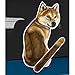 Wagging Wipers Shiba Inu Dog car Rear Wiper Sticker Decal
