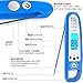 Instant Read Meat Thermometer for Cooking and Grill. Upgraded with Backlight and Waterproof Body. Best Ultra Fast Digital Kitchen Probe. Includes Internal BBQ Meat Temperature Guide