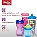 Playtex Sipsters Stage 3 Milk and Water Spill-Proof, Leak-Proof, Break-Proof Insulated Toddler Straw Sippy Cup Set, 9 Ounce - 2 Count