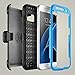 Galaxy S7 case, Samcore Full Body Protective Shockproof Belt Clip Case with Rugged Holster, Without Built in Screen Protector for Samsung Galaxy S7 [Blue]