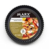 TOTOONE Non-stick 9 inch Fluted Pizza Pan Quiche Pan With Removable Loose Bottom Tart Pie Pan Pie Pan BM1036