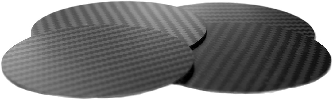 Carbon Fiber Coasters Set of 4 by Centri Designs
