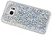 BLLQ Samsung Galaxy S7 Case Floating Liquid Diamond Style , Silver Shiny Flowing Flow Quicksand Sparkle Moving Glitter Liquid Diaomond Case for S7 ,Diamodn Twinkle Silver