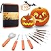 Pumpkin Carving tools for kids,10 Pcs Durable Stainless Steel DIY Carving sets for boys girls, Children Wood Carving Tools Kit for Easily Sculpting.