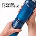 BlenderBottle ProStak Twist n' Lock Storage Jars Expansion with Pill Tray, Clear/Black (Pack of 3)