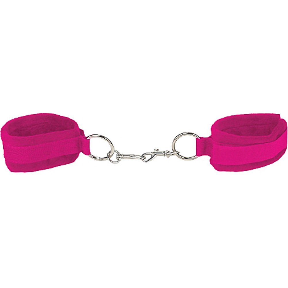 Ouch! Velcro Cuffs From Hand and Ankles Pink