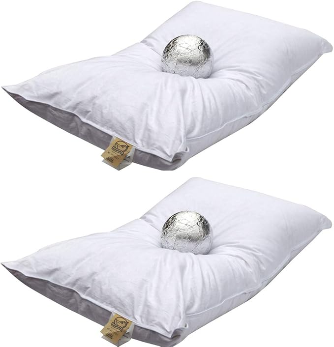 Homescapes Cuscino Imbottito Piuma D'Oca 85% | Federa Cotone 100% Antiacaro, 70x70 Cm | Lavabile A 40°C - Foto 12