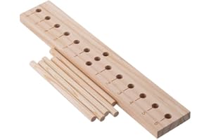 FOVIUPET Wooden Bow Maker Kit Extended Wreath Ribbon Bow Maker Tool for Making Beautiful Ribbon Bows, DIY Craft, Christmas Bows