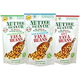Roasted Fava Beans Variety 12 Pack with 3 Flavors no Gluten Healthy Snacks Allergy-Free Food Vegan Low Calorie Snack Natural Ingredients 12 x 2 Ounce by Nuttee Bean Join the Snack Revolution