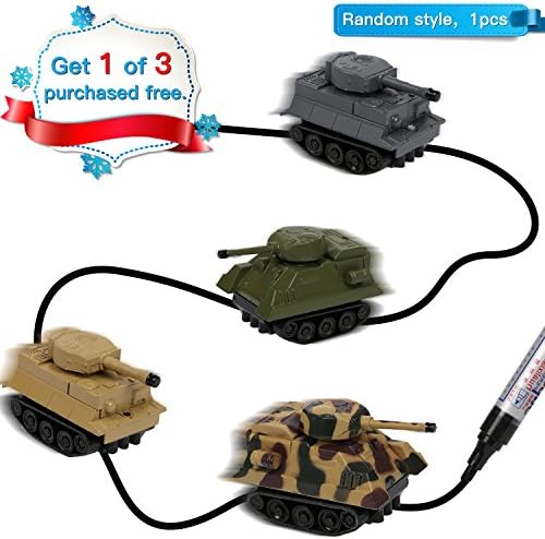 Magic Inductive Truck [Follows Black Line] Magic Toy Car for Kids & Children (Tank)