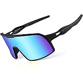 BangLong Polarized Sports Sunglasses for Men Women, UV Protection Sun Glasses for Baseball Running Cycling Fishing