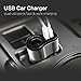Smart Car Charger, Dual USB Ports 3.1A + 1 Socket Cigarette Lighter Splitter Car Power Adapter 80W for iPhone iPad Android Samsung GPS/DVR/DVD