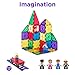 Best Choice Products 250-Piece 3D Magnetic Tile Play Set w/ 4 Figures and Railroad Accessories