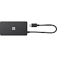 Microsoft USB-C Travel Hub - Multiport Adapter with VGA, USB, Ethernet, HDMI Ports. Compatible with USB-C Laptops/PCs