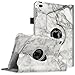Fintie iPad mini 4 Case - 360 Degree Rotating Stand Case with Smart Cover Auto Sleep / Wake Feature for Apple iPad mini 4 (2015 Release), Marble