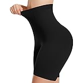 sellto Shapewear Tummy Control High Waisted Body Shaper Shorts Women Smooth Girdles Under Dresses Shorts Thigh Slimmer