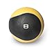 CAP Barbell Rubber Medicine Ball, 8-Pound, Yellow