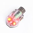 NOBUHIRO Tactical Helmet Light Military Signal Light, IR Strobe + 5-Speed Red Light Strobe with Vibration for Hunting Outdoor Sports (Red-Tan)