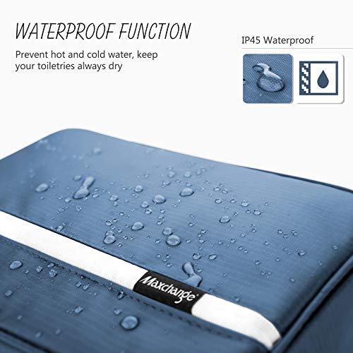 Hanging Toiletry Bag | Compact Travel Toiletry Bag for Men/Women | Foldable Mens Hygiene Bag with 4 Compartments| Waterproof Travel Bathroom Bag.(Navy) 2 Hanging Toiletry Bag | Compact Travel Toiletry Bag for Men/Women | Foldable Mens Hygiene Bag with 4 Compartments| Waterproof Travel Bathroom Bag.(Navy)