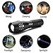 PeakPlus LED Tactical Flashlight - Brightest Max 800 Lumens EDC Flashlight, High Powered Zoom 5 Modes Tac Light for Camping, Spotlight, Military, Emergency