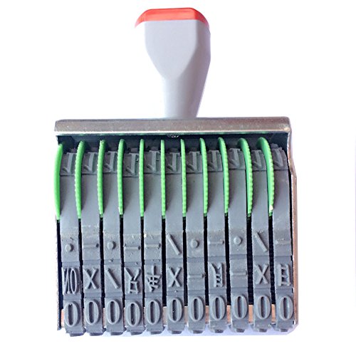 Rubber Band Wheel Office Supermarket 11 Digit Number Date Printing Stamp Printer Numbering Stamp - Thumbnail 5