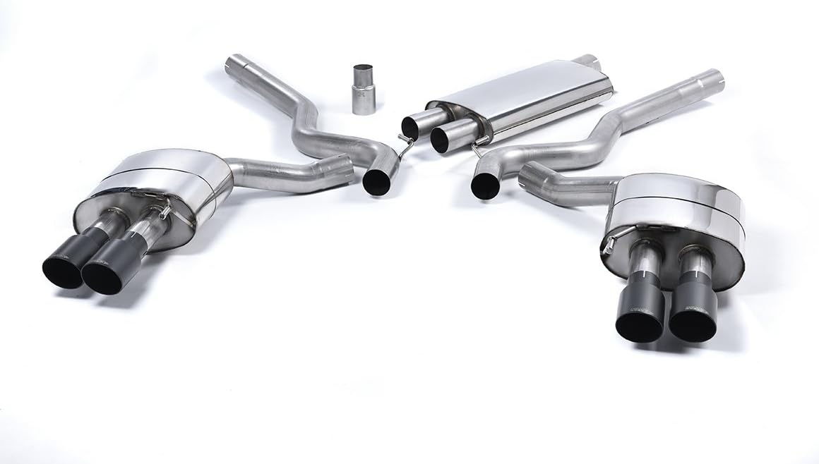 Sport Exhaust Milltek SSXFD181 back cat system | DPF (TÜV) compatible: Mustang Fastback 2.3 EcoBoost (233 kW /317 PS) | HSN: 1028 | TSN: AAA | Mustang Fastback (LAE) 2-Türer Coupe Automatik