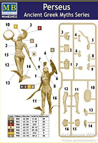 Masterbox MASTER BOX 24032 ANCIENT GREEK MYTHS SERIES PERSEUS 1/24 SCALE MODEL KIT - Thumbnail 2