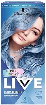 LIVE Pretty Pastels Denim Steel Semi-Permanent Hair Dye 50ml