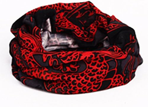 Magic Headband Bandana Mask Sports Seamless Breathable Turban(dragon)