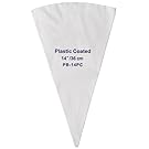 Winco PBC-14 Pastry Bag Cotton with Plastic Coating, 14-Inch
