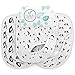Fawn Hill Co Muslin Cotton Baby Bibs - Black and White - 3 Pack