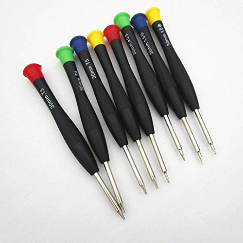 Click Here to See More Images 8 in 1 Hexagonal Pentagonal Cross Slotted Bits Screwdriver Repair Tools Set For Phone PC free shipping