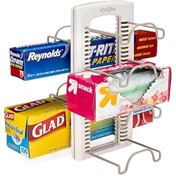 DecoBros Kitchen Organizer Rack - Silver Steel Pan & Cutting Board Storage Stand