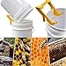 CURE SECRET Honey Bucket Holder Beekeeping Frame Grip Rack Beekeepers Plastic Lift Tools