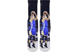 Forever Fanatics Youth Boys Basketball Socks Sports Athletic Crew Socks with Basketball Arm Sleeve - Made in USA