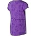 New Balance Big Girls' Short Sleeve Performance Tees, Violet Heather, 10/12